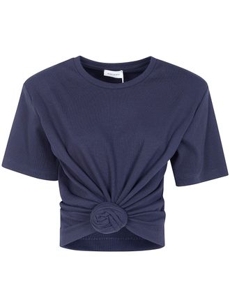 Magda Butrym T-Shirt Cropped Twist