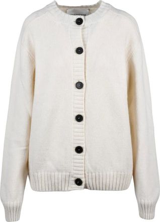 Amaranto Amar&aacute;nto, Truien & Vesten, Dames, Wit, L, Wol, Cardigan Girocollo