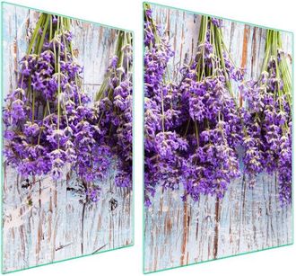 OEM Placa Protectora De Vidrio Para Estufa 70x52 Lavanda