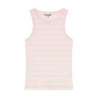 Ganni Dames, Tops, Veelkleurig, Maat: M Katoen