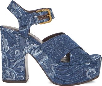 Etro Mujer, Zapatos, Azul, Talla: 39 EU