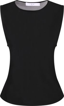 Iro Ronde Mouwloze Top - Dames - Tops zonder mouwen - Zwart - XS - Tops