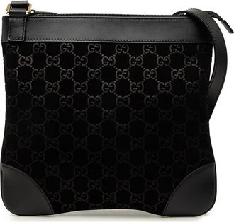 Gucci Pre-owned Gucci GG Suede Crossbody Unisex AJUU0AMST8VFHPAG