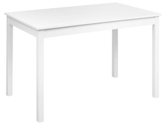 Beliani Mesa de comedor de madera 4 personas L120
