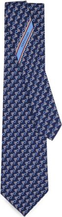 Ferragamo Gancini Owl-print Tie