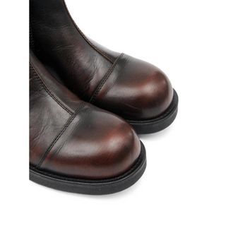 Maison Margiela Brushed Calf Leather Chelsea Boot - Brown