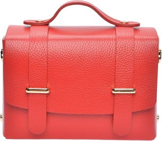 Luisa Vannini Rood Rundleer Tas