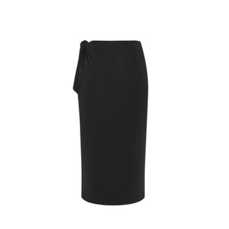 Saint Laurent Dames, Rokken, Zwart, Maat: L Viscose