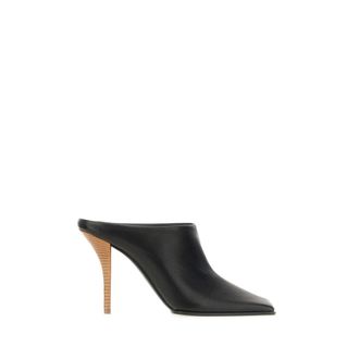 Alaia Leather 90 Mules