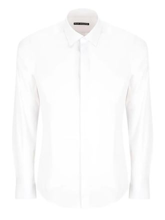 Raf Moore long-sleeve button-up shirt - White