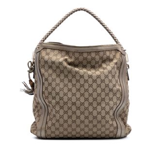 Gucci Gg Monogram Gevlochten Handvat