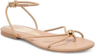 Dolce Vita Kenley Ankle Strap Sandal in Light Tan Leather at Nordstrom, Size 8.5