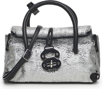 Zanellato Handbags - Dames - Handtassen - Grijs - ONE Size - Leer - Tassen