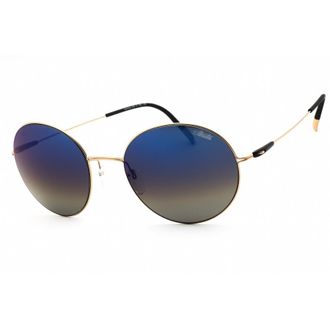 Silhouette Ladies Gold Tone Round Sunglasses SantPere873675