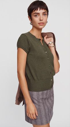 Maeve Coco Short Sleeve Cardigan