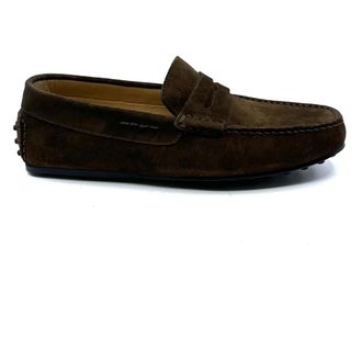 Triver Flight Schoenen, Heren, Bruin, 42 1/2 EU, Leer, Mocassin