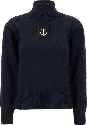 Jil Sander High Neck Trui - Dames - Coltruien - Zwart - XS - Truien & Vesten