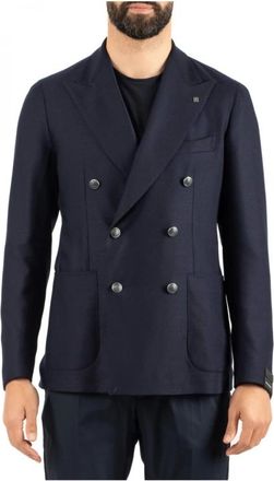 Tagliatore Jassen, Heren, Blauw, L, Jas