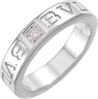 Bulgari White Gold (18K) Band Ring (Pre-Owned)