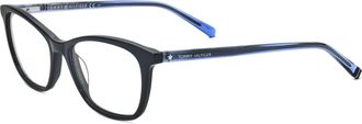 Tommy Hilfiger Womens 52 mm Blue Opticals