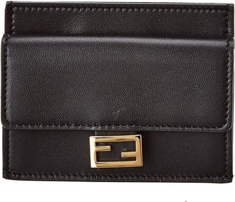 Fendi Fendi Leather Card Holder