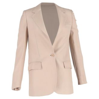 Stella McCartney Stella McCartney Effen Blazer in Nude Linnen