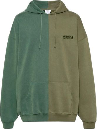 VETEMENTS Felpa con cappuccio - Verde