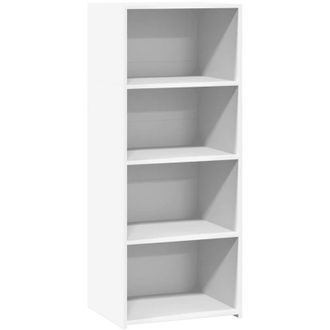 vidaXL Aparador Alto Madera De Ingenier&iacute;a Blanco 50x41x124 Cm Vidaxl