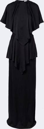 Stella McCartney Caped satin gown