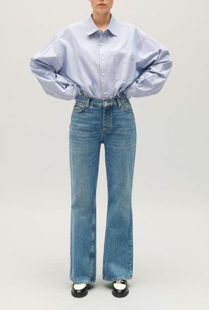 Claudie Pierlot Jean droit bleu