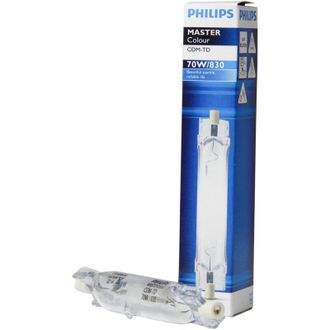 Philips Mastercolour Cdm-td Lampara Con Hidroduros Metalicos Ataca Rx7s 70w W W Warm Light Cdmtd70