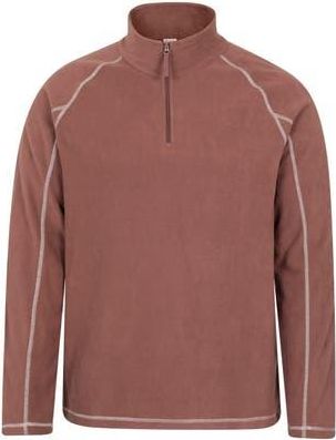Mountain Warehouse Ashbourne II Half Zip Fleece Top in Brown at Nordstrom, Size Xxx-Large
