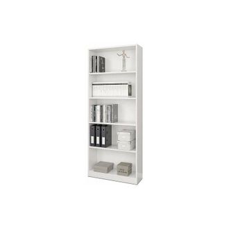 HOGAR 24 Fores - Libreria Estil A 5 Ripiani Bianco Opaco 80 X 201 X 28 Cm. 005626a