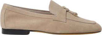 Doucal's Tassel Loafer Slipper Schoen - Dames - Loafers - Beige - 36 EU - Su&egrave;de - Schoenen