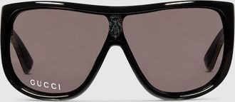 Gucci Mask Frame Sunglasses, Black