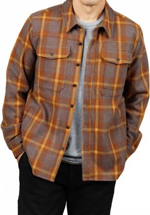 Bridge & Burn Fielding Shirt Jacket In Sunrise Plaid