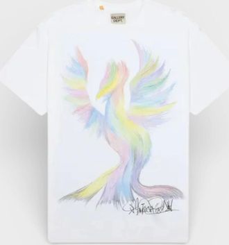 Gallery Dept. Mens Freedom S/S Tee White - Size: 40