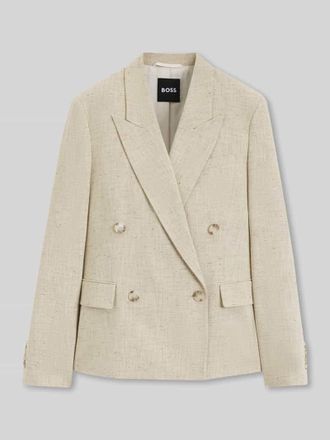 HUGO BOSS Regular Fit Blazer Modell JALETO9 in Beige, Gr&ouml;&szlig;e 32