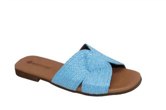 Eric Michael Womens Raffi Flat In Blue