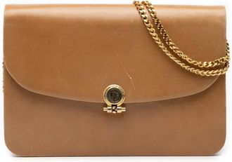 Dior Borsa a spalla in pelle con catena XX secolo - Marrone
