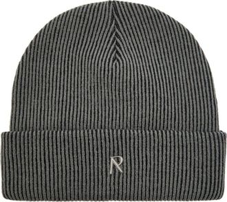 Represent Ribbed Knit Beanie - Grey - One Size