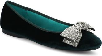 Birdies The Hummingbird Jewelry Bow Loafer in Royal Green at Nordstrom, Size 7.5