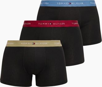 Tommy Hilfiger Mens Tommy Hilfiger Mens Underwear 3Pack Trunks Boxer - Black - Size: 37/36/32