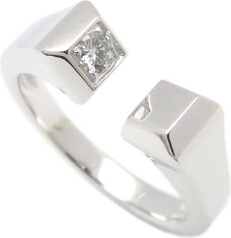 Herm&egrave;s White Gold (18K) Band Ring (Pre-Owned)