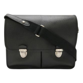 Louis Vuitton Pre-owned Cross Body Bags, female, Black, Size: ONE SIZE Pre-owned Taiga Alexei Shoulder Bag
