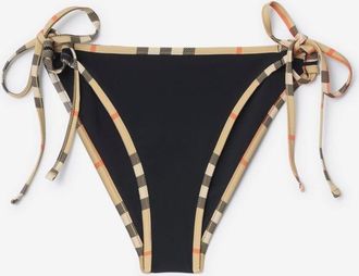Burberry Check Trim Bikini Briefs