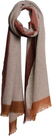 Mirror in the Sky A700 Mirror Melange Dip Dye 70X200 - Dames - Wintersjaals - Beige - ONE Size - Leer - Accessoires