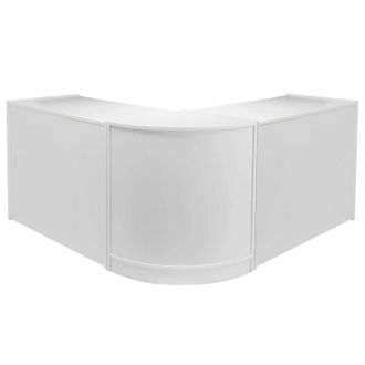 MonsterShop Zodiac Brilliant White Shop Counter & Retail Display Set