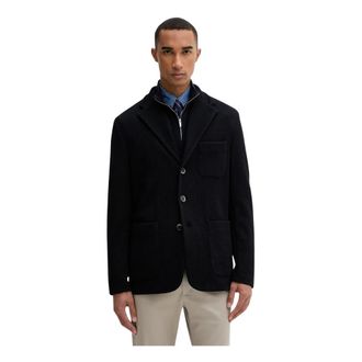 Barena Jassen, Heren, Blauw, M, Cardigan