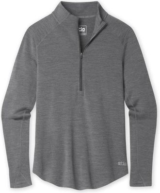 Stio Womens Basis PeakWool Midweight Half Zip